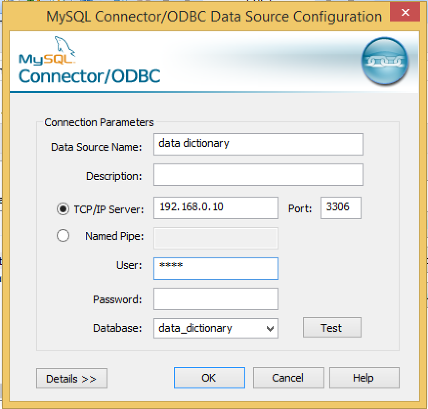 mysql connector odbc 5.2